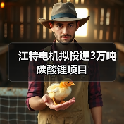 江特电机拟投建3万吨碳酸锂项目(图2) 江特电机拟投建3万吨碳酸锂项目(图2)