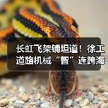长虹飞架铺坦道!徐工道路机械“智”连跨海大桥(图1) 长虹飞架铺坦道!徐工道路机械“智”连跨海大桥(图1)