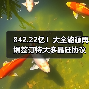 842.22亿!大全能源再爆签订特大多晶硅协议(图2) 842.22亿!大全能源再爆签订特大多晶硅协议(图2)