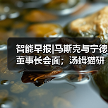 智能早报|马斯克与宁德董事长会面;汤姆猫研发AI交互产品(图1) 智能早报|马斯克与宁德董事长会面;汤姆猫研发AI交互产品(图1)