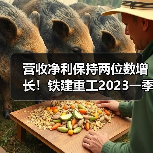 营收净利保持两位数增长!铁建重工2023一季度报告(图1) 营收净利保持两位数增长!铁建重工2023一季度报告(图1)