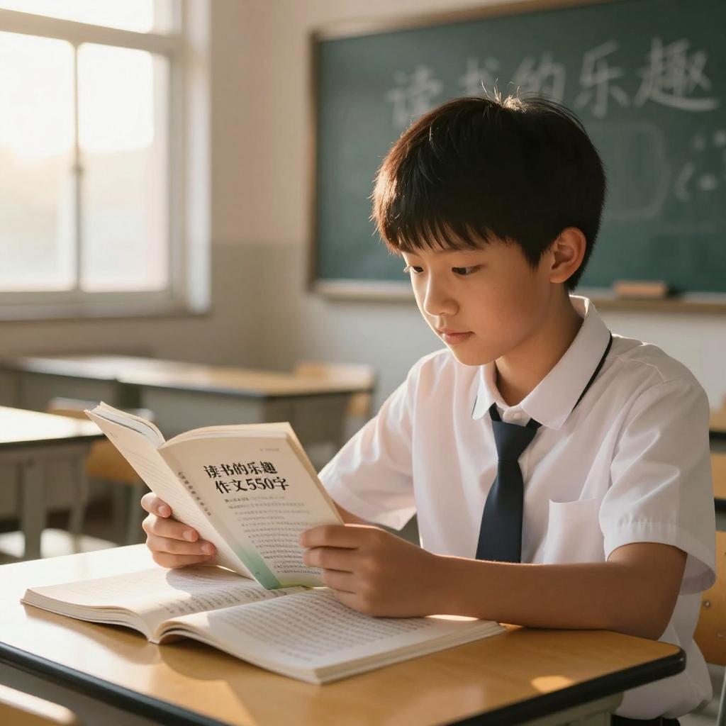 读书的乐趣作文550字 读书的乐趣作文550字第二张图