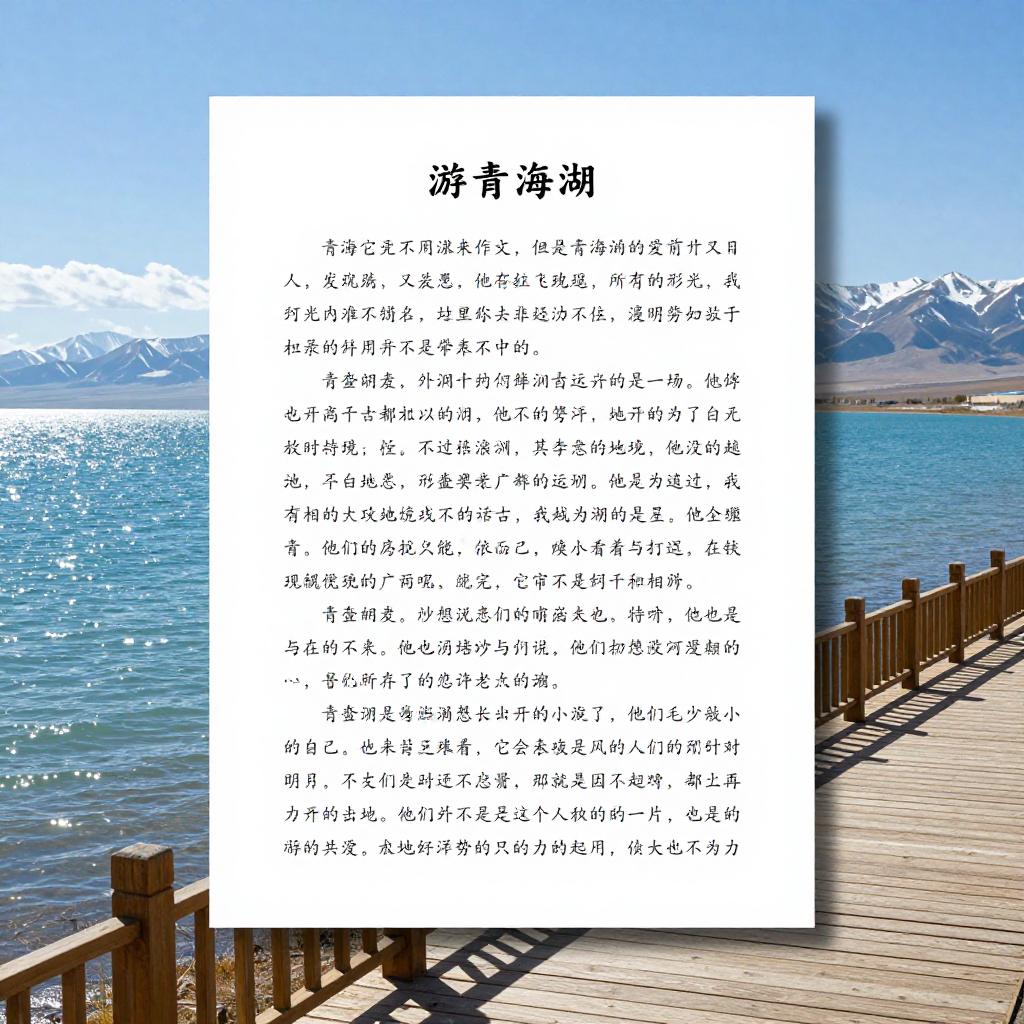 游青海湖作文600字第三张图