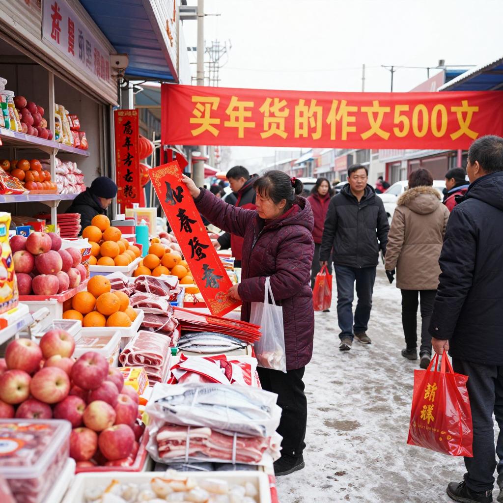 买年货的作文500字 买年货的作文500字第一张图