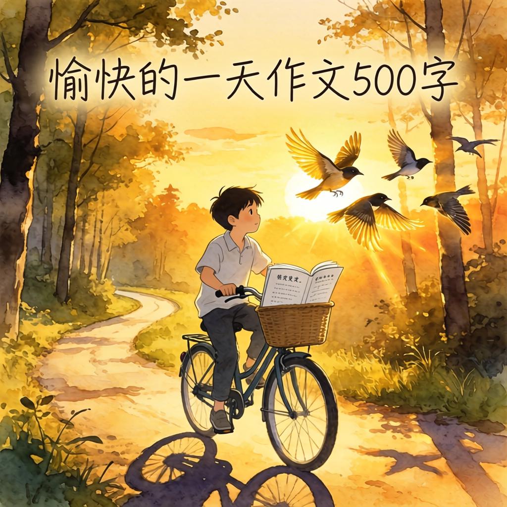 愉快的一天作文500字 愉快的一天作文500字第二张图