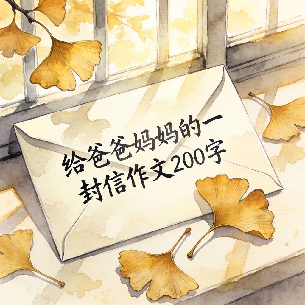 给爸爸妈妈的一封信作文200字 给爸爸妈妈的一封信作文200字第二张图