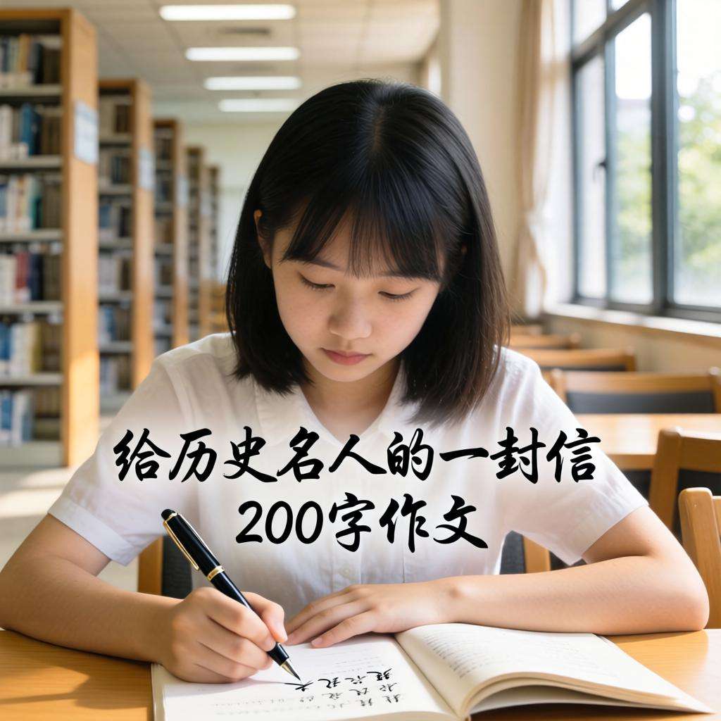 给历史名人的一封信200字作文 给历史名人的一封信200字作文第一张图