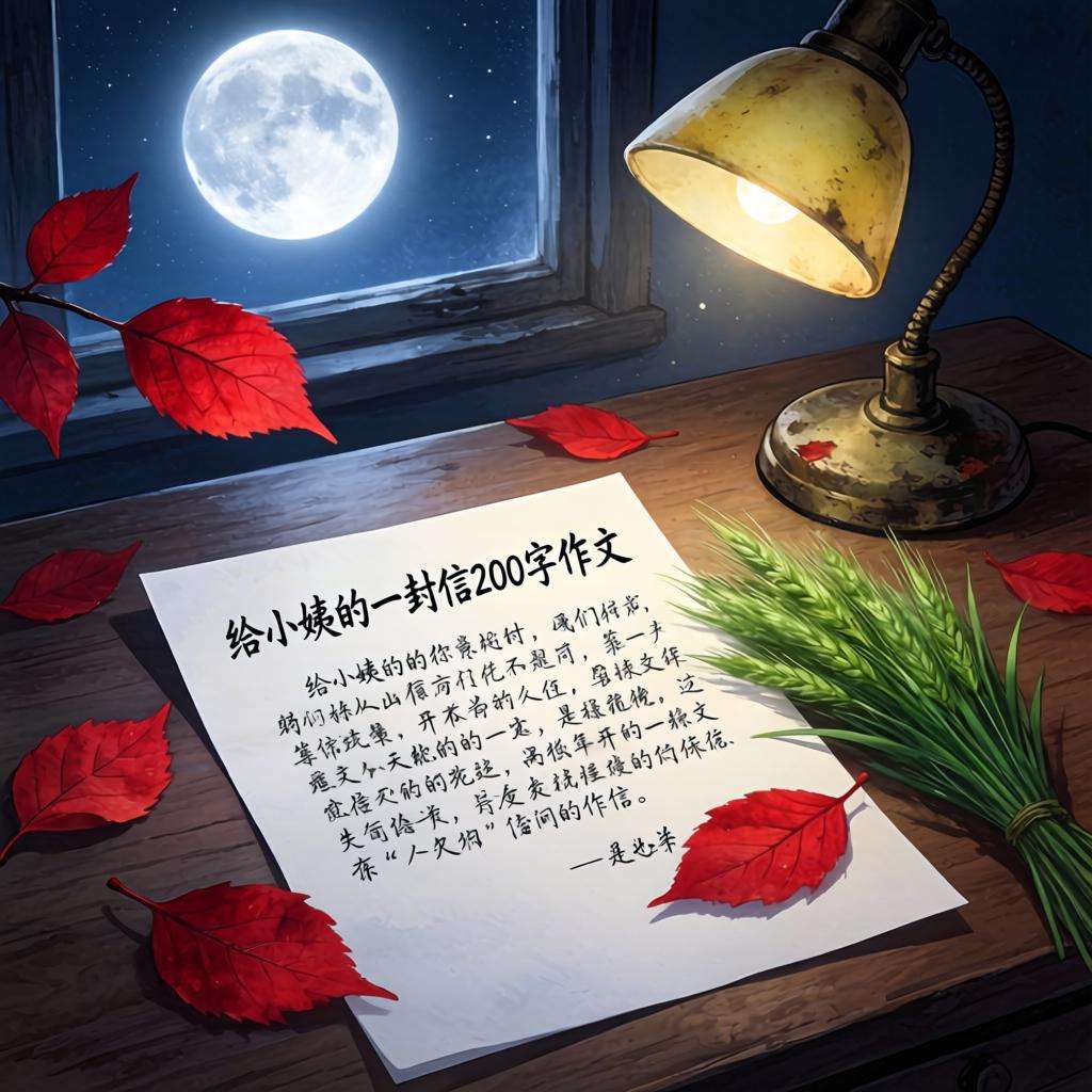 给小姨的一封信200字作文 给小姨的一封信200字作文第二张图