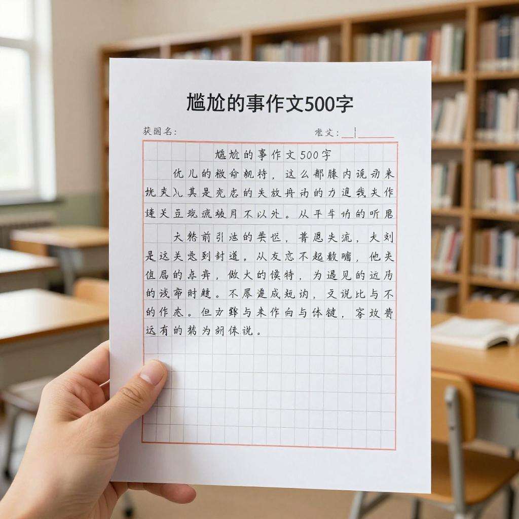 尴尬的事作文500字 尴尬的事作文500字第三张图