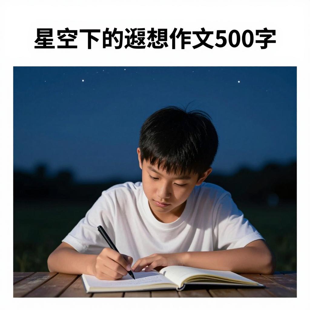 星空下的遐想作文500字 星空下的遐想作文500字第一张图