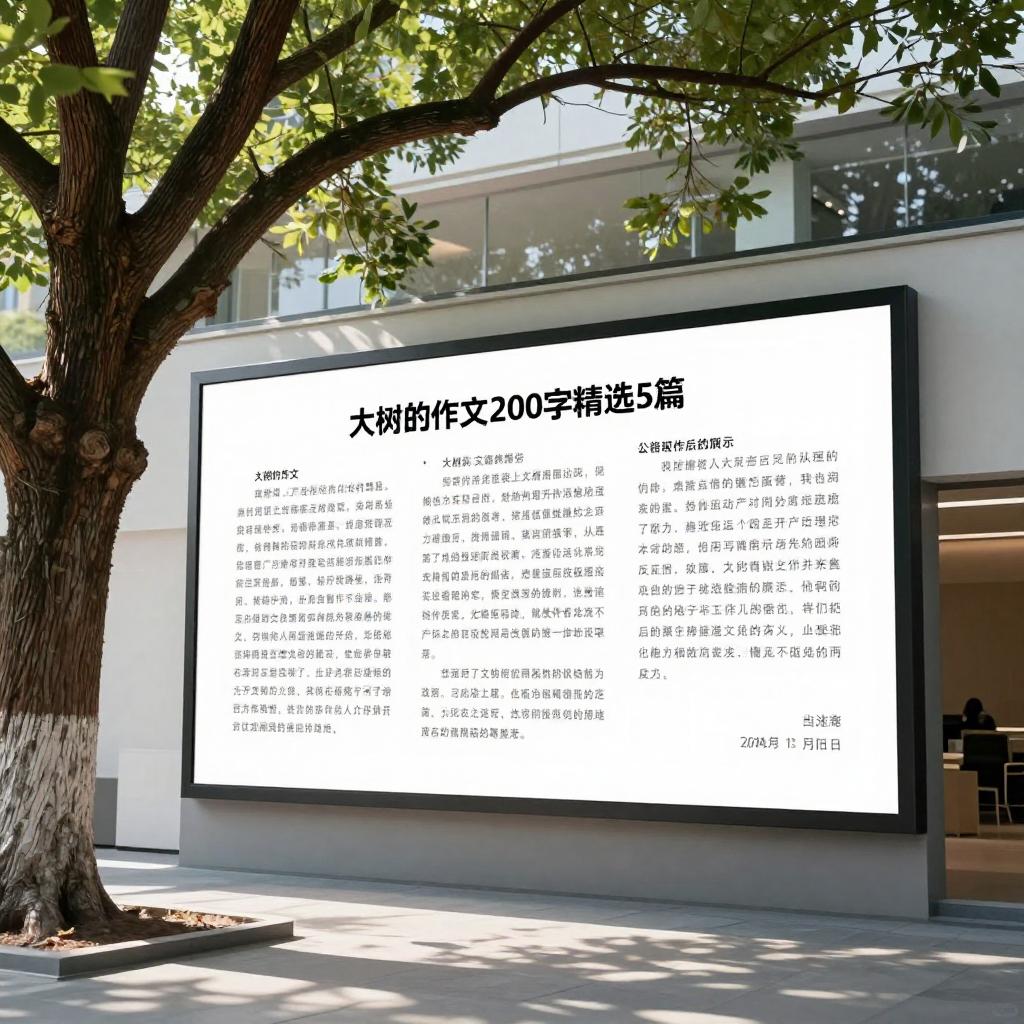 大树的自述作文200字(精选5篇) 大树的自述作文200字(精选5篇)第三张图