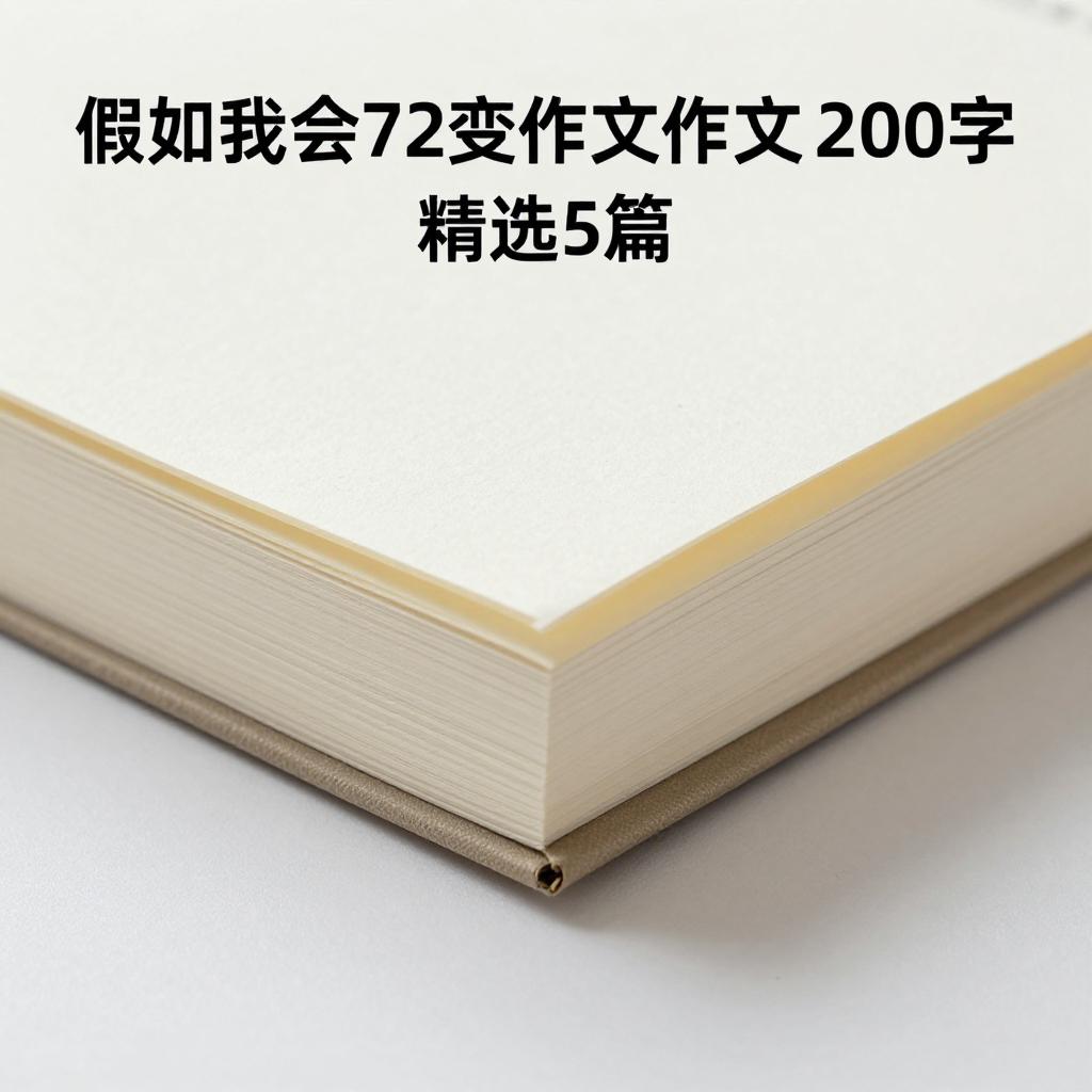 假如我会72变作文200字(精选5篇) 假如我会72变作文200字(精选5篇)第二张图
