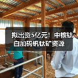 拟出资5亿元!中核钛白加码钒钛矿资源(图1) 拟出资5亿元!中核钛白加码钒钛矿资源(图1)