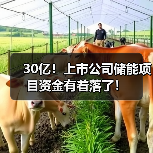 30亿!上市公司储能项目资金有着落了!(图1) 30亿!上市公司储能项目资金有着落了!(图1)