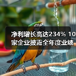 净利增长高达234% 10家企业披露全年度业绩报告(图2) 净利增长高达234% 10家企业披露全年度业绩报告(图2)