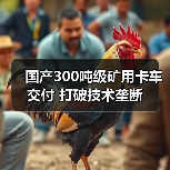 国产300吨级矿用卡车交付 打破技术垄断(图1) 国产300吨级矿用卡车交付 打破技术垄断(图1)