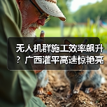 无人机群施工效率飙升?广西灌平高速惊艳亮相(图1) 无人机群施工效率飙升?广西灌平高速惊艳亮相(图1)