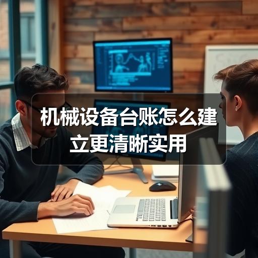 机械设备台账怎么建立更清晰实用