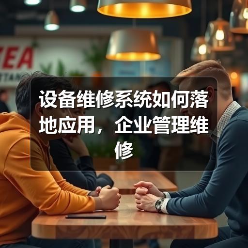 设备维修系统如何落地应用,企业管理维修流程的实用指南