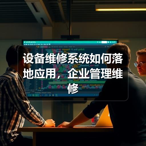 设备维修系统如何落地应用,企业管理维修流程的实用指南