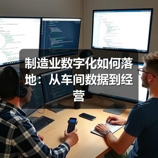 制造业数字化如何落地:从车间数据到经营决策的实用路径