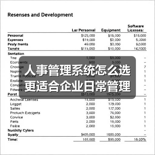 人事管理系统怎么选更适合企业日常管理