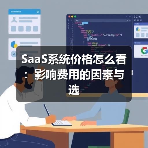 SaaS系统价格怎么看：影响费用的因素与选型核算方法