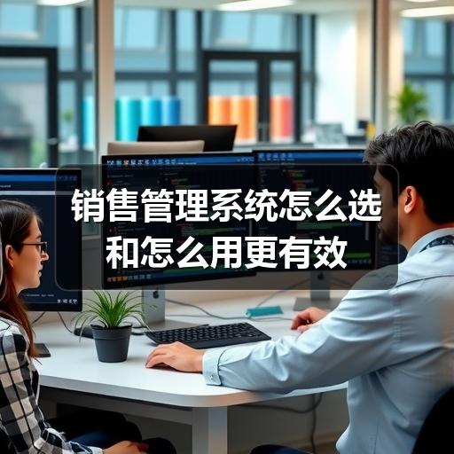 销售管理系统怎么选和怎么用更有效