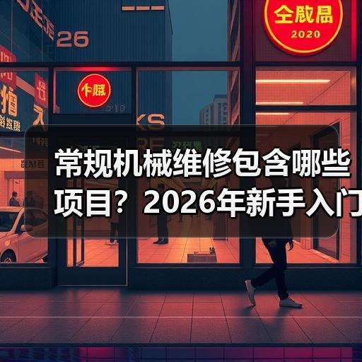 常规机械维修包含哪些项目？2026年新手入门必知清单