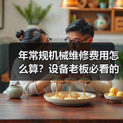 年常规机械维修费用怎么算？设备老板必看的报价构成清单