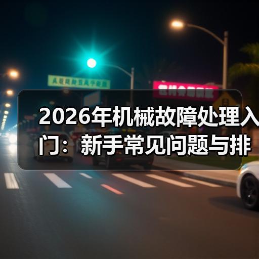 2026年机械故障处理入门：新手常见问题与排查方法