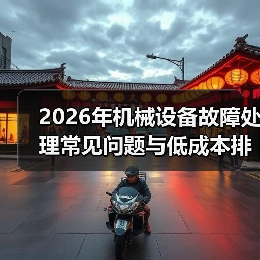 2026年机械设备故障处理常见问题与低成本排查方法